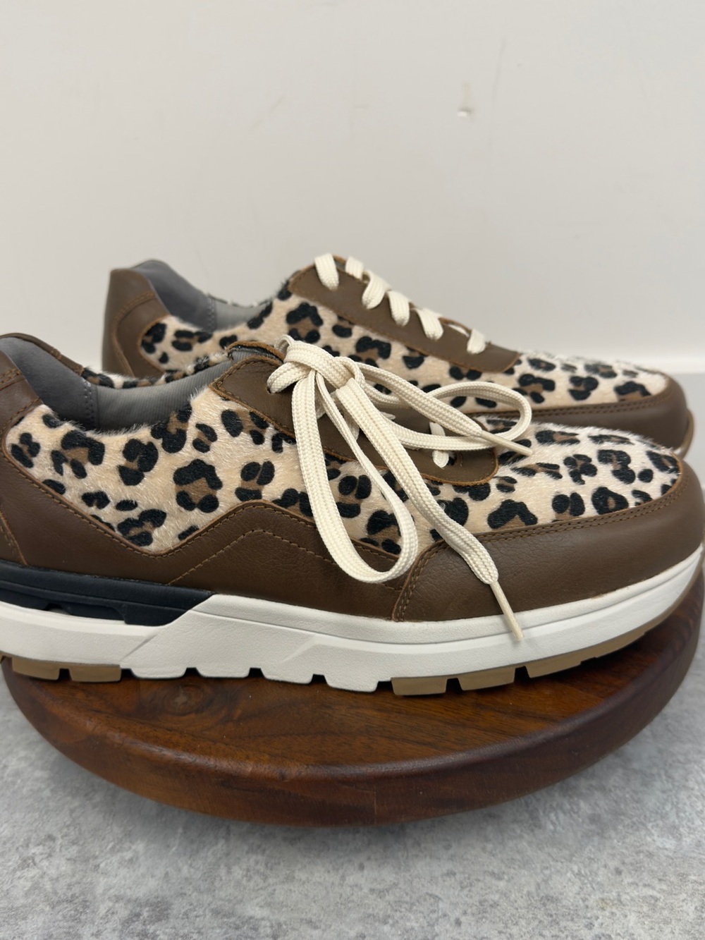 Rockport Works Leopard Print Composite Toe Safety Shoes Women’s 8.5W NWOB - Picture 4 of 12